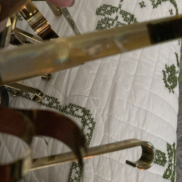 Bows Galore Vintage 1980's Brass Bow Candle Stick Holders Set of 3 Christmas - Picture 13 of 13